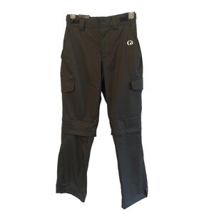NWT Boys Galway Bay Junior All Weather Black Golf Pants, Size W 26 L 26/28